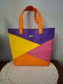 TORBA SHOPPER KOLOROWE ECO SKÓRY