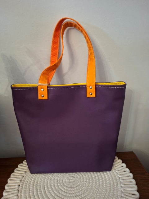 TORBA SHOPPER KOLOROWE ECO SKÓRY